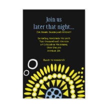 平和バルミツワーの披露宴カードのモザイク鳩