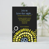 平和バルミツワーの披露宴カードのモザイク鳩 エンクロージャーカード (スタンド正面)