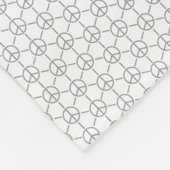 平和パターンフリースブランケット フリースブランケット (角)