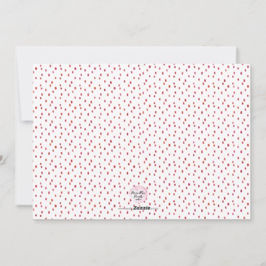 平和パーソナライズされた愛の喜びクリスマスフォトカード シーズンカード (裏面)