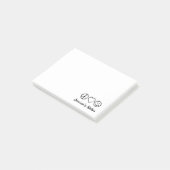 平和パーソナライズされた愛の幸せポストit®ノート ポストイット (アングル)