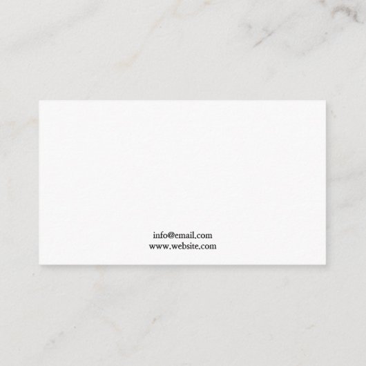 平和パープルラベンダーマッサージセラピー 名刺 (裏面)