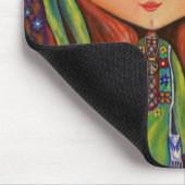 平和ヒッピーの人形のマウスパッド マウスパッド (コーナー)