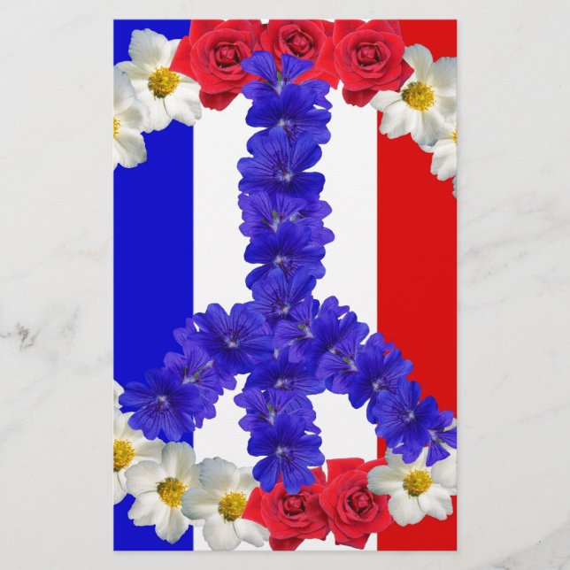 平和フランスの標識 (正面)