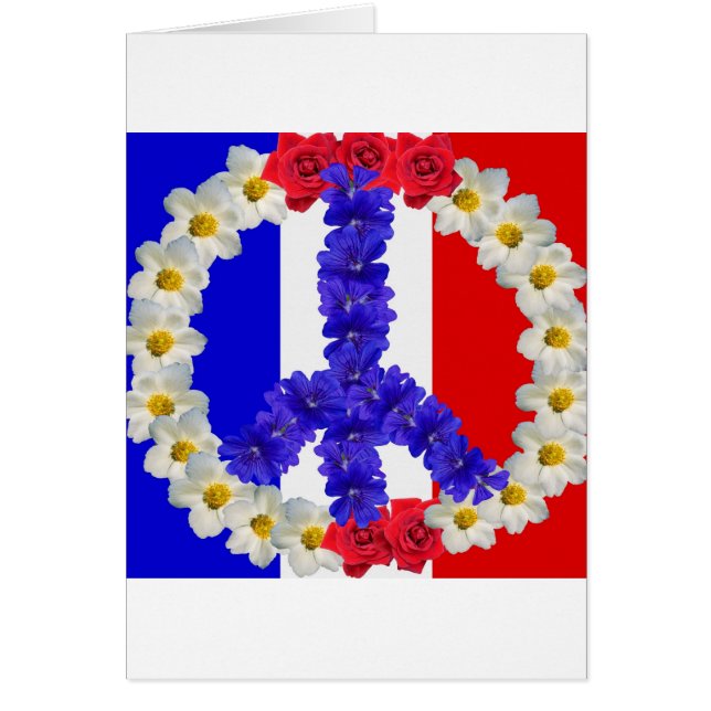 平和フランスの標識 (正面)