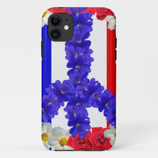 平和フランスの標識 Case-Mate iPhoneケース (裏面)