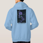 平和フード付きスウェットシャツ パーカ (裏面)