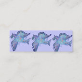 平和プロフィールカードの鳩 スキニー名刺 (裏面)