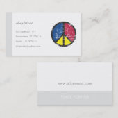 平和プロフィールカード 名刺 (正面/裏面)