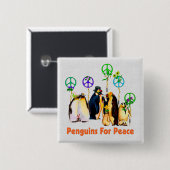 平和ペンギン 缶バッジ (正面&裏面)