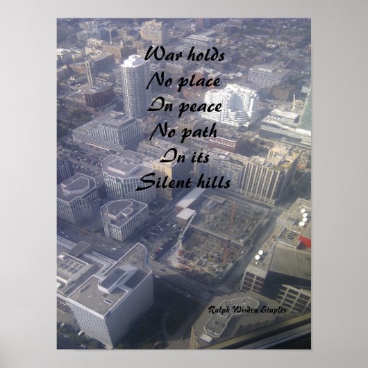 平和ポスターのメッセージ ポスター (正面)