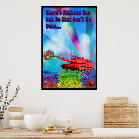 平和ポスターを実現する ポスター (キッチン)