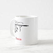 平和マグ コーヒーマグカップ (正面左)