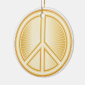 平和マンダラ セラミックオーナメント (左)