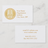 平和マンダラ 名刺 (正面/裏面)