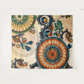 平和マンデラ腰回りが大きなボヘミアのBohoの上品 タペストリー (正面(横))