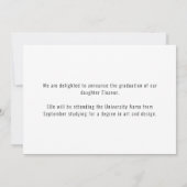 平和モダンアウト2写真2022卒業ピンク 案内状 (裏面)