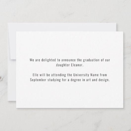 平和モダンアウト2写真2022卒業紫 案内状 (裏面)