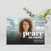 平和モダンオン・アース白文字公証人写真 シーズンカード (スタンド正面)