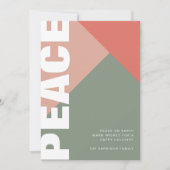 平和モダン写真コラージュ シーズンカード (正面)