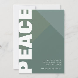 平和モダン写真コラージュ シーズンカード