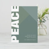 平和モダン写真コラージュ シーズンカード (スタンド正面)