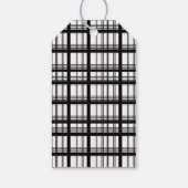 平和モダン愛と喜びクリスマスタウン ギフトタグ (裏面)