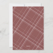 平和モダン5ミニマル写真クリスマス シーズンカード (裏面)