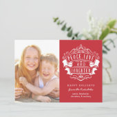 平和モダン、愛、笑いの写真 |赤 シーズンカード (スタンド正面)