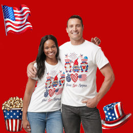 平和ラブアメリカ独立愛国的格言 Tシャツ
