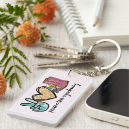 平和ラブガーデニング キーホルダー