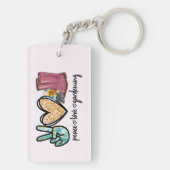 平和ラブガーデニング キーホルダー (裏面)