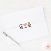 平和ラブグラウンドリ ラウンドシール (封筒)