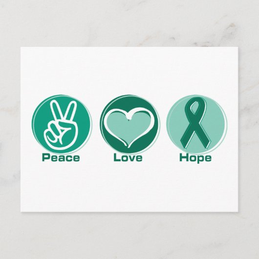 平和ラブグリーンホープ ポストカード (正面)