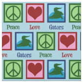 平和ラブゲーター ファブリック (クローズアップ)