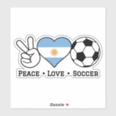 平和ラブサッカーアルゼンチン シール (シート)