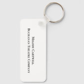 平和ラブシアターパーソナライズされた俳優ギフト キーホルダー (裏面)