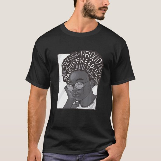 平和ラブジュンセブンBLMの自由 Tシャツ (正面)