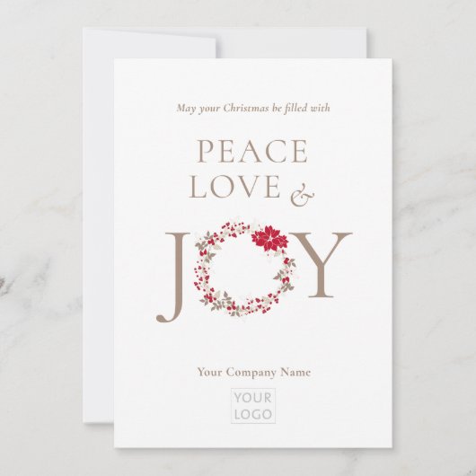 平和ラブジョイクリスマスリース事業 シーズンカード (正面)