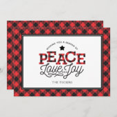 平和ラブジョイバッファロープレイド縁ど シーズンカード (正面/裏面)