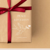 平和ラブジョイ信仰クリスマススノーバードベリー ラバースタンプ