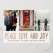 平和ラブジョイ数々のト写真 箔シーズンカード (正面)