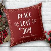 "平和ラブジョイ"引用文モダンタイポグラフィレッド名 クッション