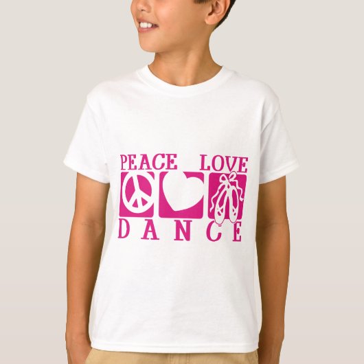 平和ラブダンス Tシャツ (正面)