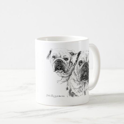 平和ラブディヴァスマグ コーヒーマグカップ (正面右)