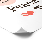 平和ラブトランペットのポスター ポスター (角)