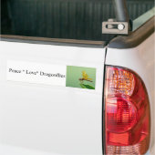 平和ラブトンフライバンパーステッカー バンパーステッカー (トラック上)