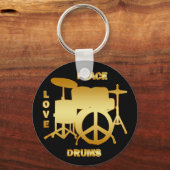 平和ラブドラム キーホルダー (正面)