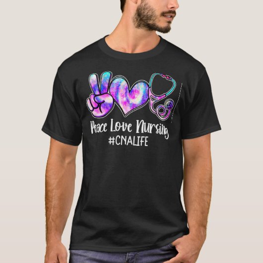 平和ラブナーシングCnaライフナースウィーク女性1 Tシャツ (正面)
