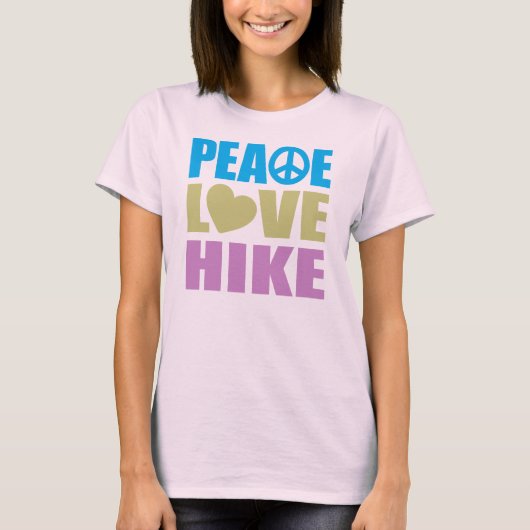 平和ラブハイキング Tシャツ (正面)
